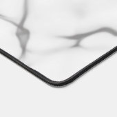 Grijs & Wit Marmer Effect Goud Mandala Monogram Bureaumat (Hoek)