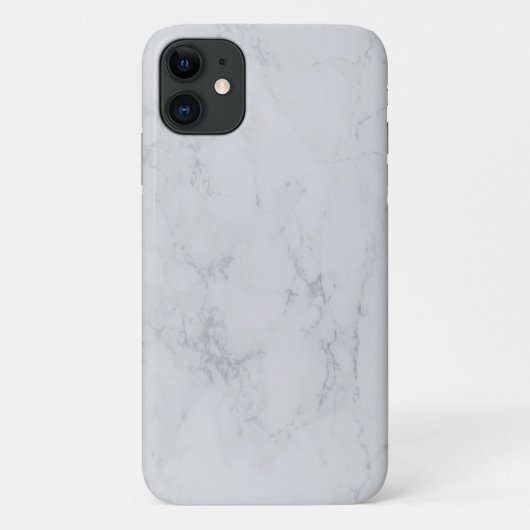grijs wit marmer Hoesje-Mate Barely daar Apple Case-Mate iPhone Case (Achterkant)