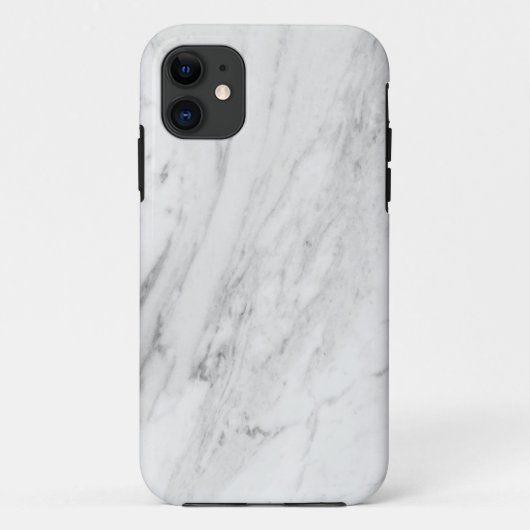 grijs wit marmer Hoesje-Mate Tough Apple Case-Mate iPhone Case (Achterkant)