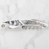 Grijs & Wit Marmer Kurkentrekker (Voorkant)