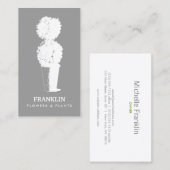 GRIJS & WIT SCHADUWRIJK TOPIAIR LOGO VISITEKAARTJE (Voorkant / Achterkant)