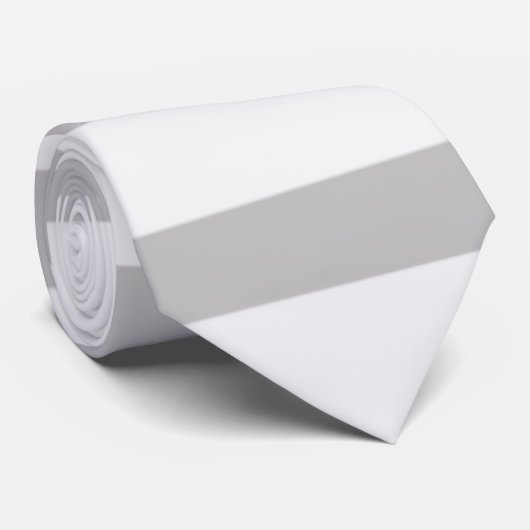 Grijs wit Snoep Stripes Modern Stropdas (Opgerold)