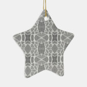 grijs wit stone tegels mozaïekpatroon keramisch ornament (Rechts)