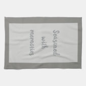 Grijs - Wit Theedoek (Horizontaal)