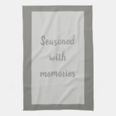 Grijs - Wit Theedoek (Verticaal)