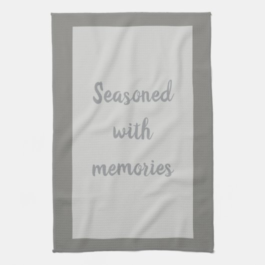 Grijs - Wit Theedoek (Verticaal)