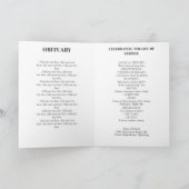 Grijs Wit Viering van het Leven Fotoprogramma Programma (Binnen)