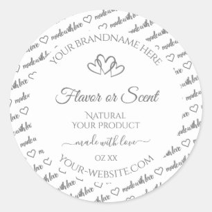 Grijs Wit Woord Cloud Product Labels Schattige Har