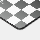 Grijs & wit Zakelijk logo Bedrijfsmerk Checkers Bureaumat (Hoek)