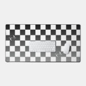 Grijs & wit Zakelijk logo Bedrijfsmerk Checkers Bureaumat (Keyboard & Muis)