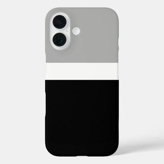 Grijs Wit Zwart Kleuren Stijl Design Case-Mate iPhone Case (Achterkant)