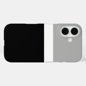 Grijs Wit Zwart Kleuren Stijl Design Case-Mate iPhone Case (Achterkant (horizontaal))