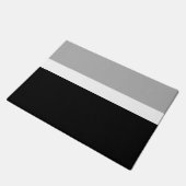 Grijs Wit Zwart Kleuren Stijl Design Deurmat (Schuin)
