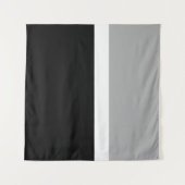 Grijs Wit Zwart Kleuren Stijl Design Wandkleed (Voorkant (horizontaal))