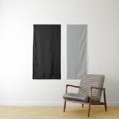 Grijs Wit Zwart Kleuren Stijl Design Wandkleed (In Situ (horizontaal))