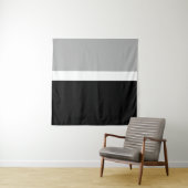 Grijs Wit Zwart Kleuren Stijl Design Wandkleed (In situ)