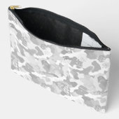 Grijs Witte Camouflagepatroon Etui (Open)