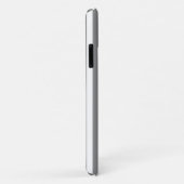 Grijs-witte candy strepen Case-Mate iPhone case (Achterkant/rechts)