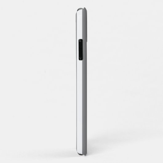 Grijs-witte candy strepen Case-Mate iPhone case (Achterkant/rechts)