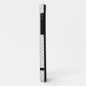 Grijs witte chevron monogram iphone 5 hoes (Achterkant/links)