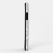 grijs witte Damask Red Monogram iPhone5 Case-Mate iPhone Case (Achterkant/rechts)