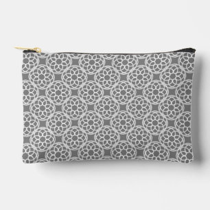 Grijs Witte Geometrische Naadloos Patroon Klein Etui