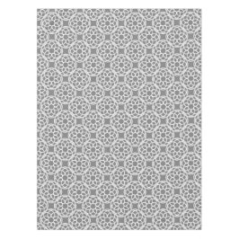 Grijs Witte Geometrische Naadloos Patroon Tafelkleed