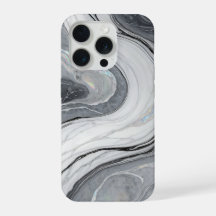 Grijs Witte Marmer Draai Holografisch Luxe