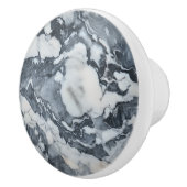 Grijs Witte Marmer Patroon Keramische Knop (Rechts)