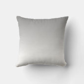 Grijs Witte Minimalistische Kussen Worp Kussen (Achterkant)