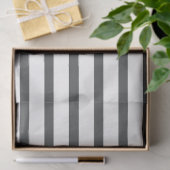 Grijs Witte Strepen Tissuepapier (Geschenk)