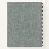 Grijs-witte textuur. notitieboek (Achterkant)