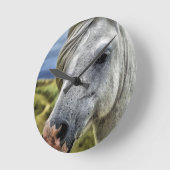 Grijs/witte wandklok (Hoek)