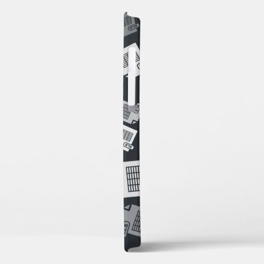 Grijs XLS-bestandsdocument. Knooppictogram van xls Case-Mate iPhone Case (Achterkant / Links)
