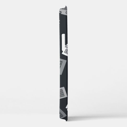 Grijs XLS-bestandsdocument. Knooppictogram van xls Case-Mate iPhone Case (Achterkant / Rechts)