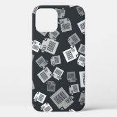 Grijs XLS-bestandsdocument. Knooppictogram van xls Case-Mate iPhone Case (Achterkant)