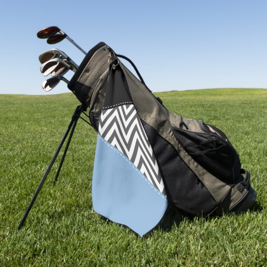 Grijs zigzag, Grijs Chevron, Zigzag Pattern, Blauw Golfhanddoek (Groen)