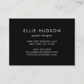 Grijs zigzag, Grijs Chevron, Zigzag Pattern, Blauw Visitekaartje (Achterkant)