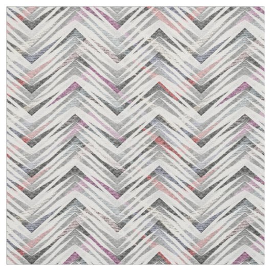 Grijs zigzag met textuur stof (Swatch)