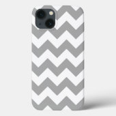 Grijs Zigzag Patroon Case-Mate iPhone Case (Achterkant)