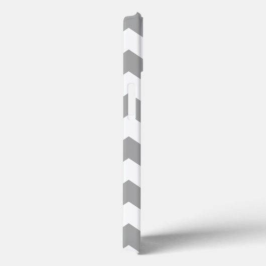 Grijs Zigzag Patroon Case-Mate iPhone Case (Achterkant / Rechts)