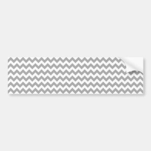  grijs zigzagpatroon bumpersticker