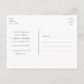 Grijs & Zilver Glanzend Confetti Stippen Save The  Aankondigingskaart (Achterkant)