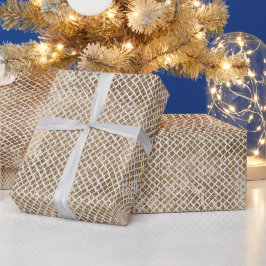 Grijs Zilver Goud Snake Print Cadeaupapier