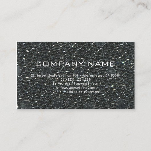 Grijs Zilver Professioneel Ontwerp Moderne QR Code Visitekaartje (Achterkant)