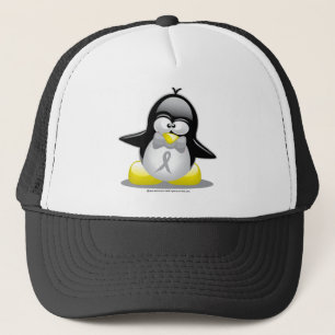 Grijs/Zilver Ribbon Penguin Trucker Pet