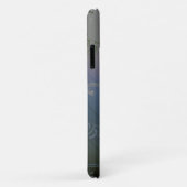 Grijs Zilveren Verlopen Blad Patroon Persoonlijk Case-Mate iPhone Case (Achterkant/rechts)