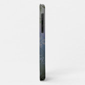 Grijs Zilveren Verlopen Blad Patroon Persoonlijk Case-Mate iPhone Case (Achterkant/links)