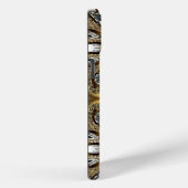 grijs zilvergoud en zwart decopatroon Case-Mate iPhone case (Achterkant / Rechts)