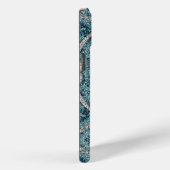 grijs zilverturquoise blauwgroen blauw bohemisch Case-Mate iPhone case (Achterkant / Rechts)